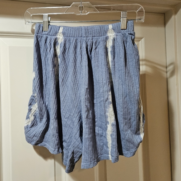 Free People Little Dream PJ Set LS Top High Rise Shorts Oversized Stretchy S NWT - Picture 4 of 16